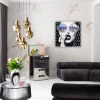 Gerahmtes Bild NY View 80x80cm
