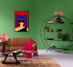 Gerahmtes Bild Party Girl 60x90cm