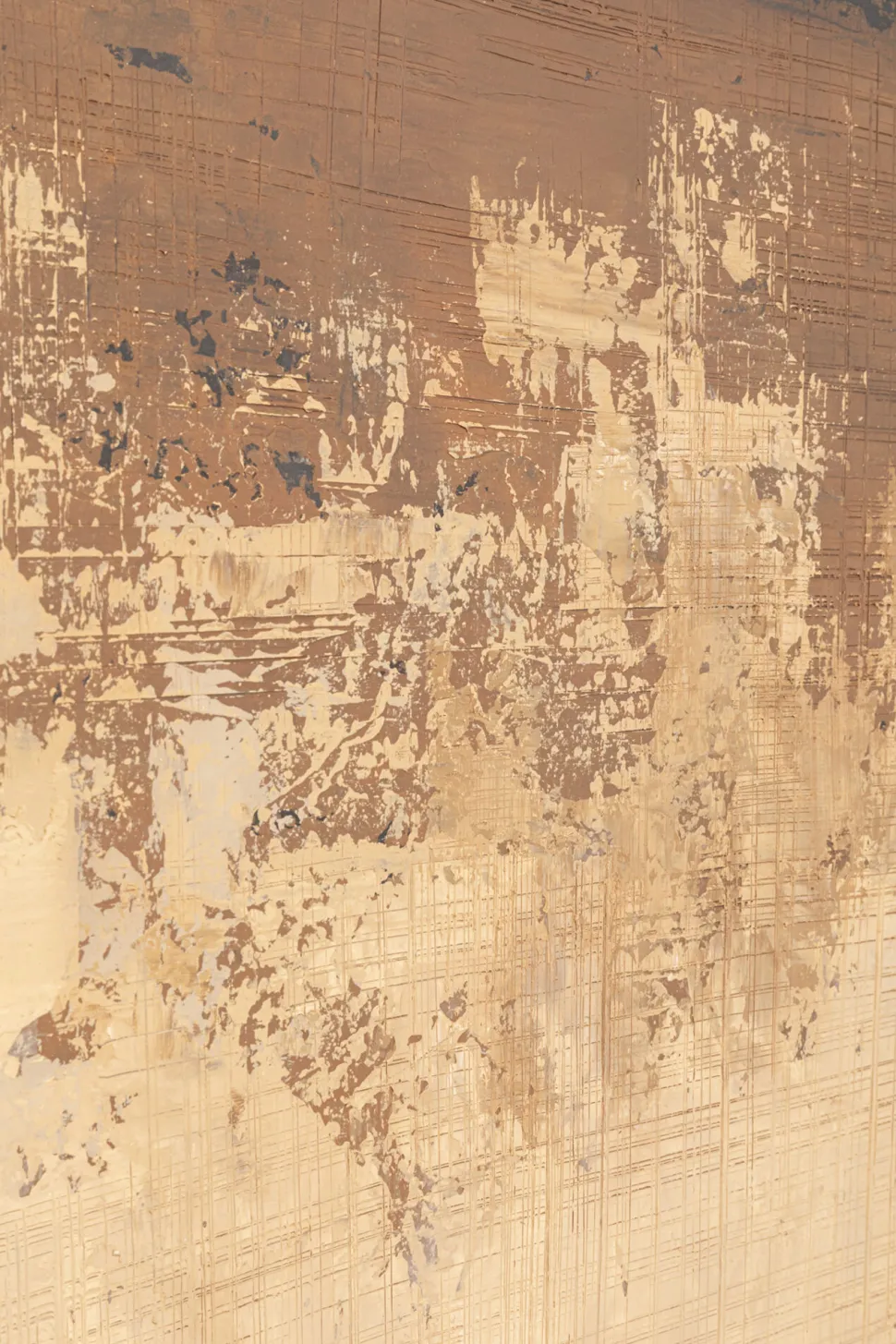 Gerahmtes Bild Silence Braun 120x120cm