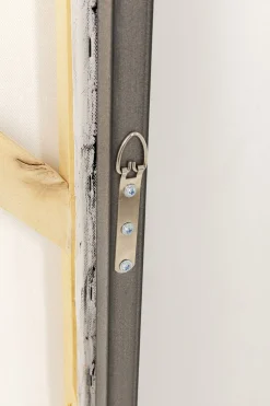 Gerahmtes Bild Silence Braun 120x120cm