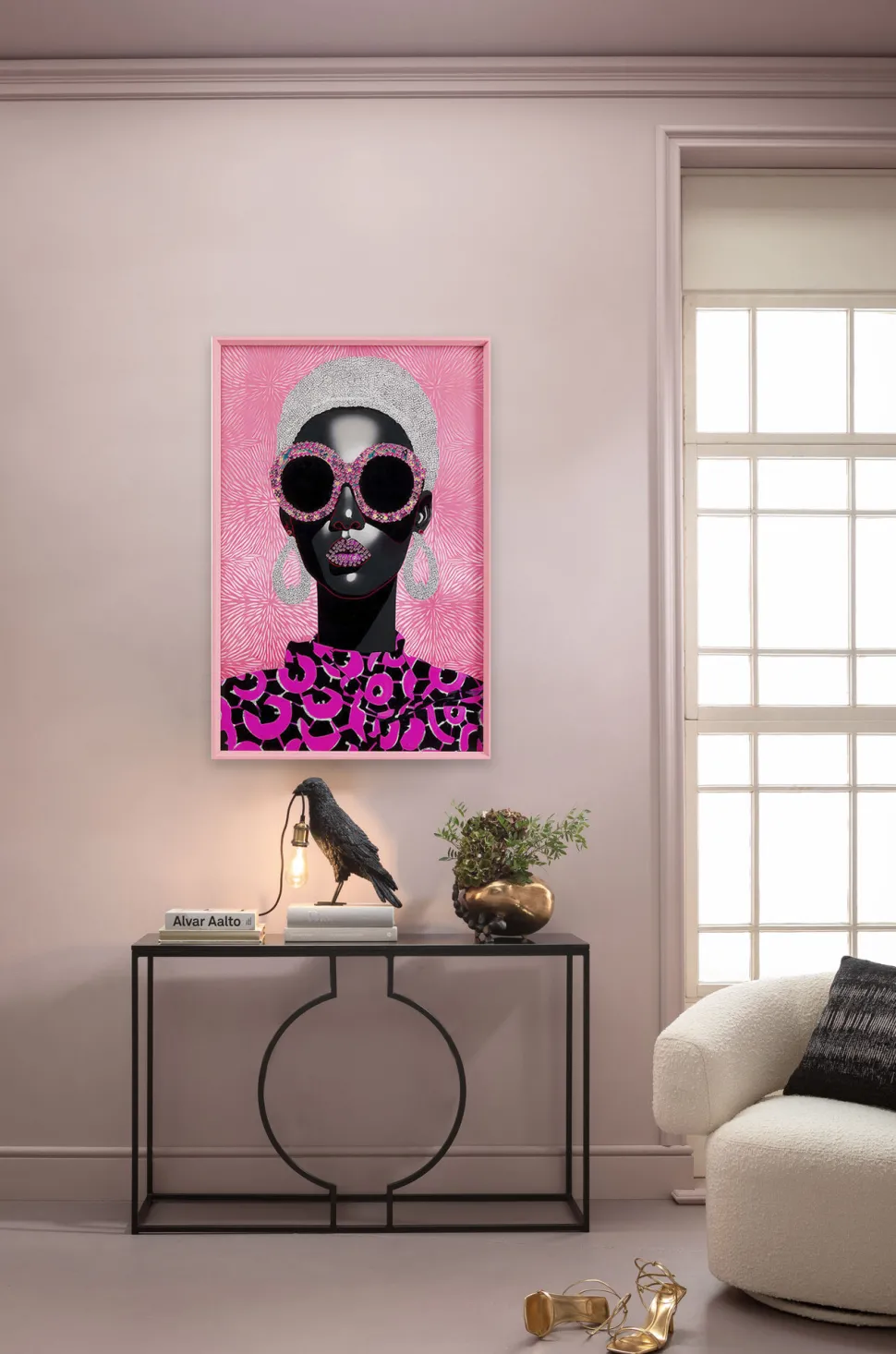 Gerahmtes Bild Swinging Sixties 75x115cm