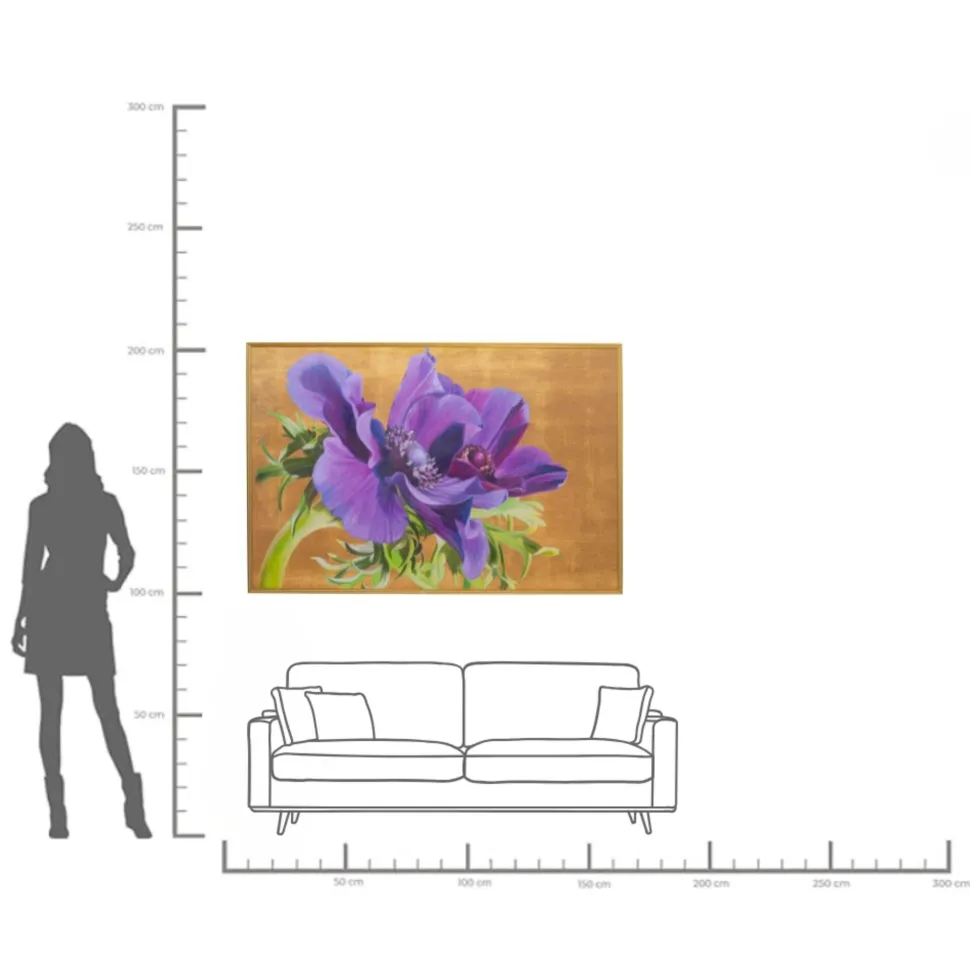 Gerahmtes Bild Violet 150x100cm