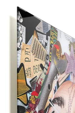 Glasbild Artsy Portrait Front 80x120cm