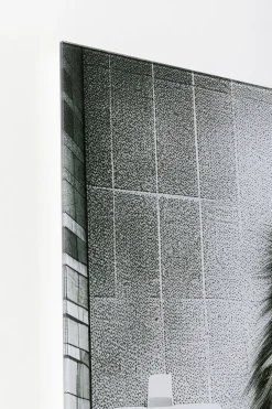 Glasbild Bath Lion 60x80cm