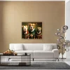 Glasbild Dog Familiy 110x90cm
