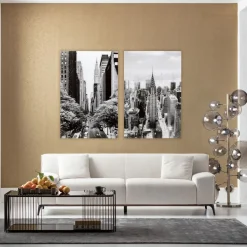 Glasbild Manhattan View 120x80cm