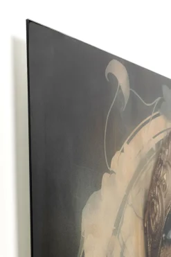 Glasbild Muse Art Nouveau 100x100cm