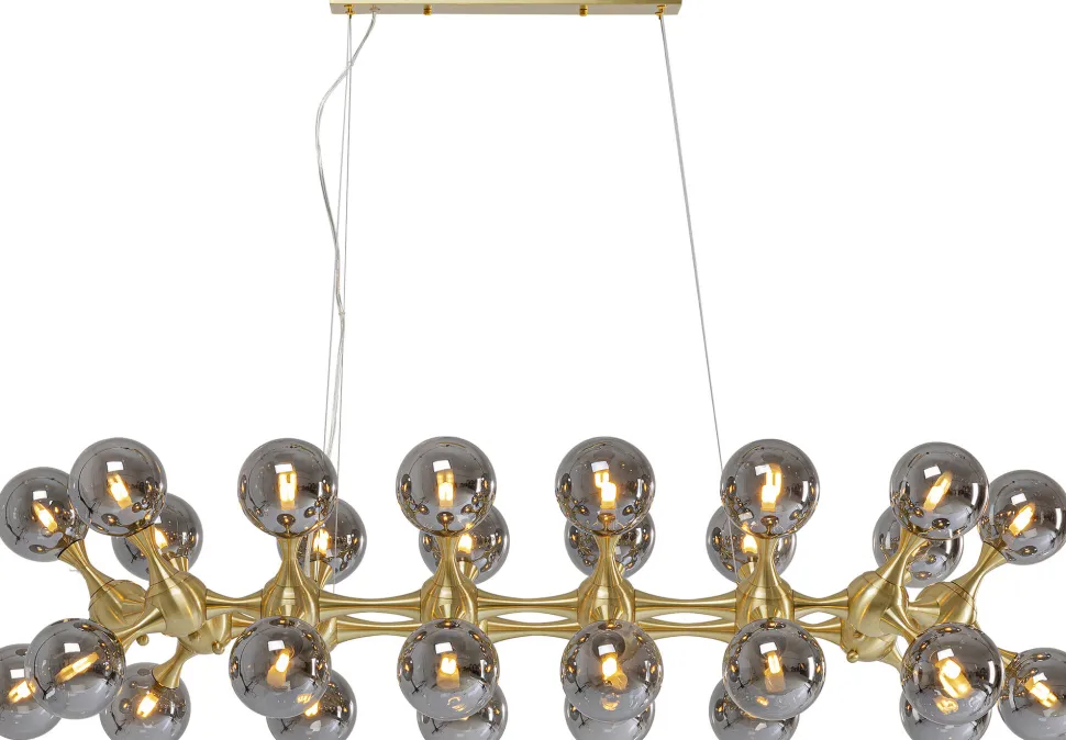Hängeleuchte Atomic Balls Brass 140cm