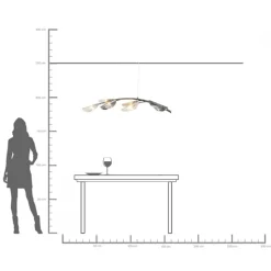 Hängeleuchte Branch 135cm