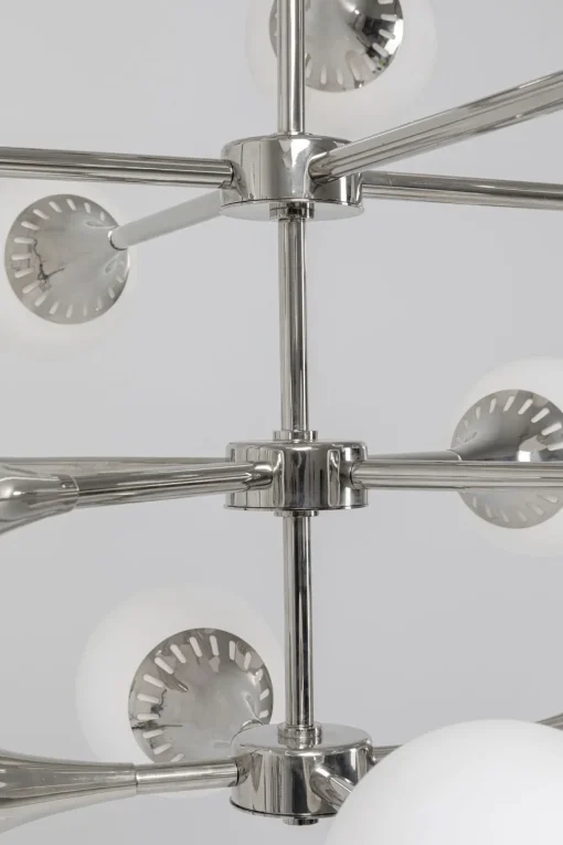Hängeleuchte Bulb Fiction 20 Silber Ø102cm