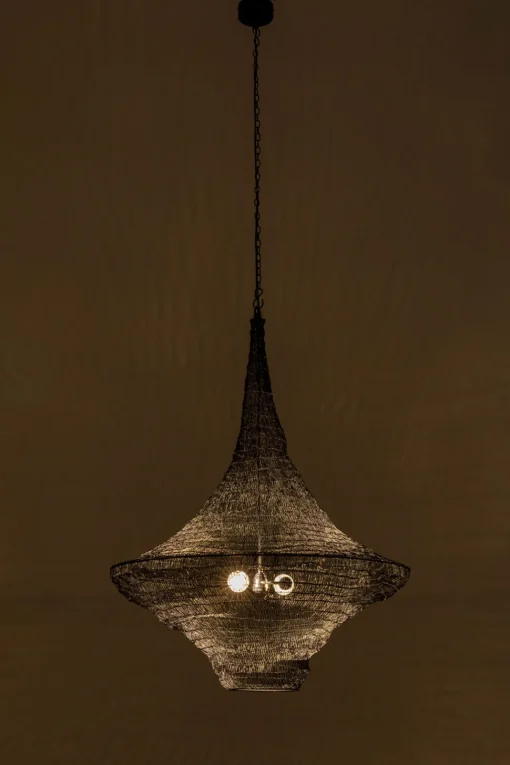 Hängeleuchte Cocoon Schwarz Ø89cm