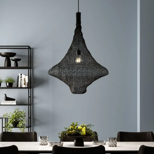 Hängeleuchte Cocoon Schwarz Ø89cm