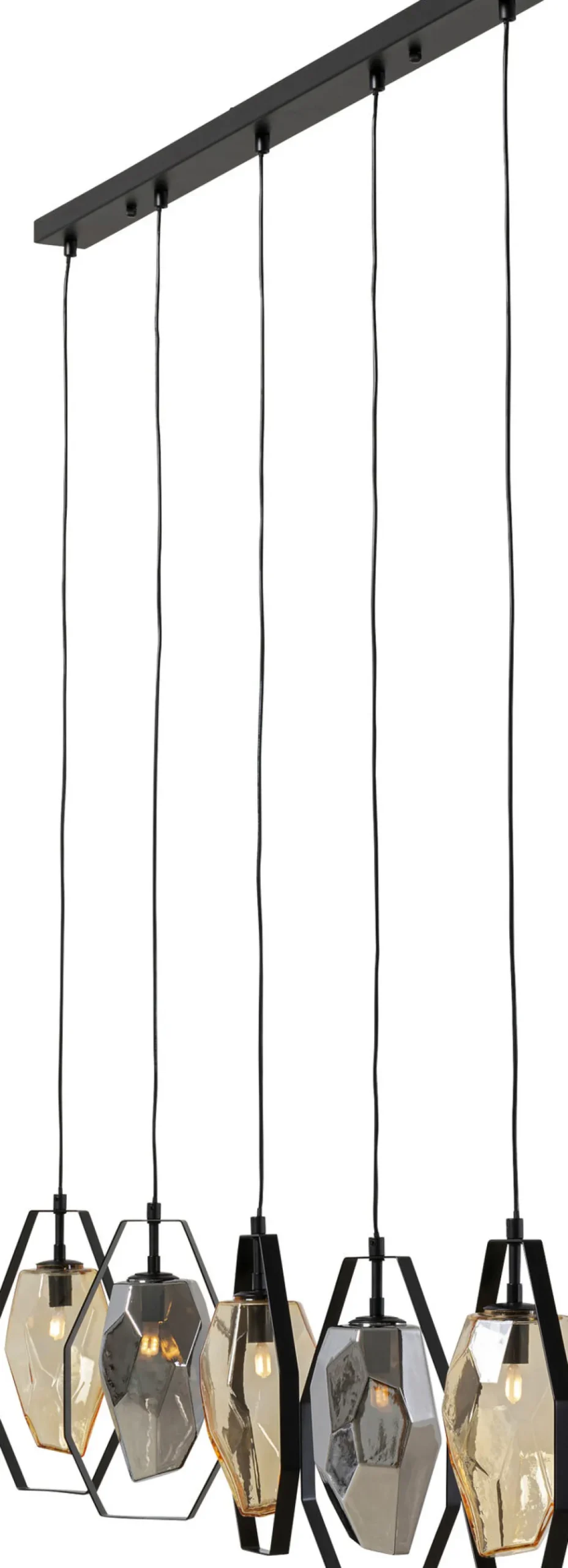Hängeleuchte Diamond Fever Dining Schwarz 110cm