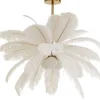 Hängeleuchte Feather Palm Weiß Ø87cm