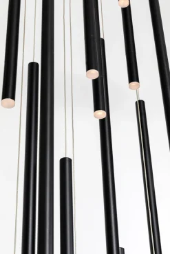 Hängeleuchte Living Vegas Deluxe Schwarz Matt LED