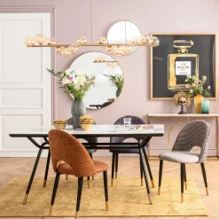 Hängeleuchte Scala Balls Brass 155cm