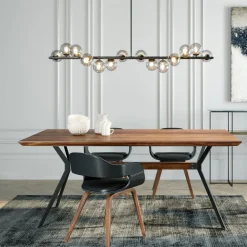 Hängeleuchte Scala Balls Schwarz 155cm