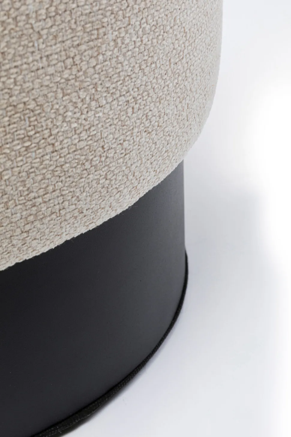 Hocker Cherry Creme Black Ø36cm