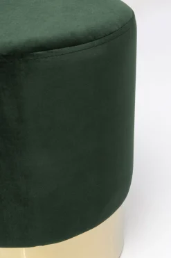Hocker Cherry Dunkelgrün Brass Ø35cm