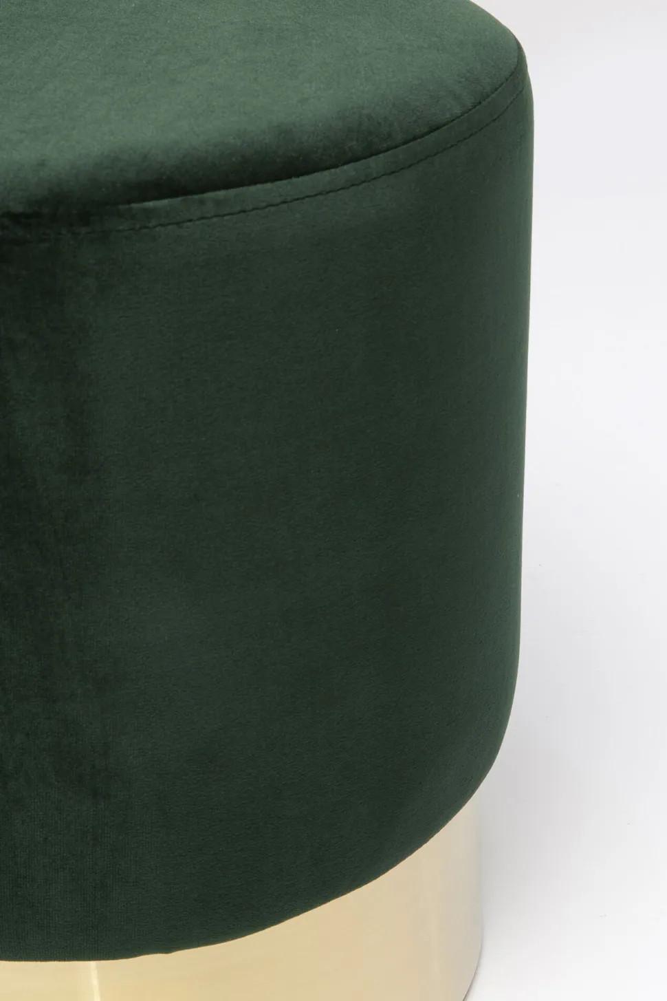 Hocker Cherry Dunkelgrün Brass Ø35cm