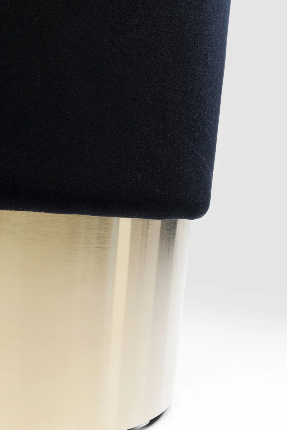 Hocker Cherry Schwarz Brass Ø35cm