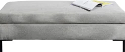 Hocker Gianni Cord Grau
