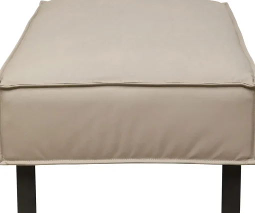 Hocker Victor Leder Grau