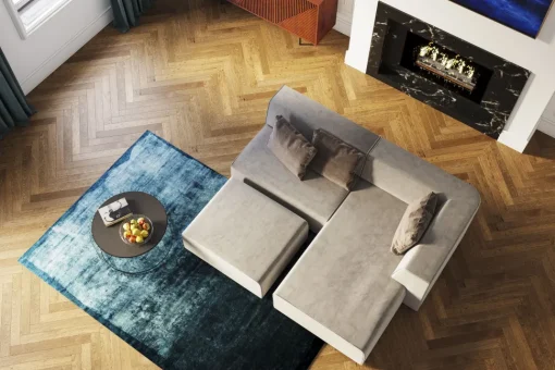 Infinity Hocker 80 Elements Grau