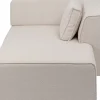 Infinity Ottomane Elements Creme Rechts 182cm