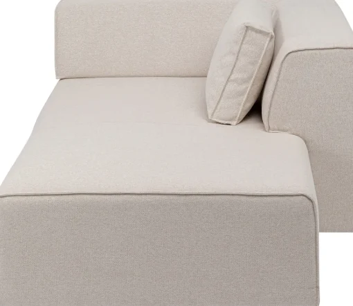 Infinity Ottomane Elements Creme Rechts 182cm
