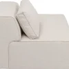 Infinity Ottomane Semi Elements Creme Rechts 120cm