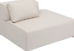 Infinity Ottomane Semi Elements Creme Rechts 120cm