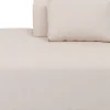 Infinity Ottomane Semi Elements Creme Links 120cm