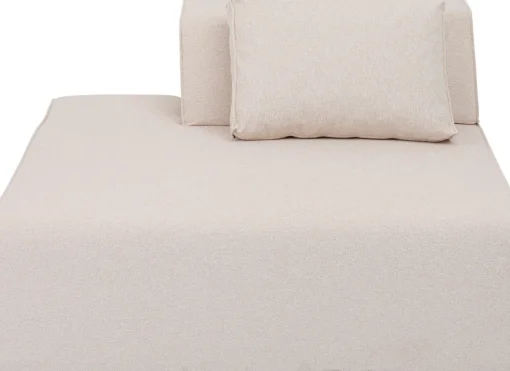 Infinity Ottomane Semi Elements Creme Links 120cm