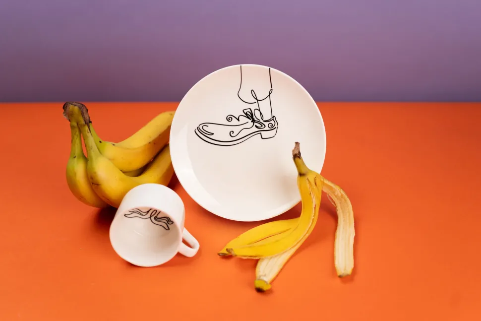 Kaffeetasse Favola Banana (2/tlg.)