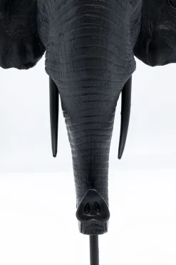 Kerzenständer Elephant Head Schwarz 49cm