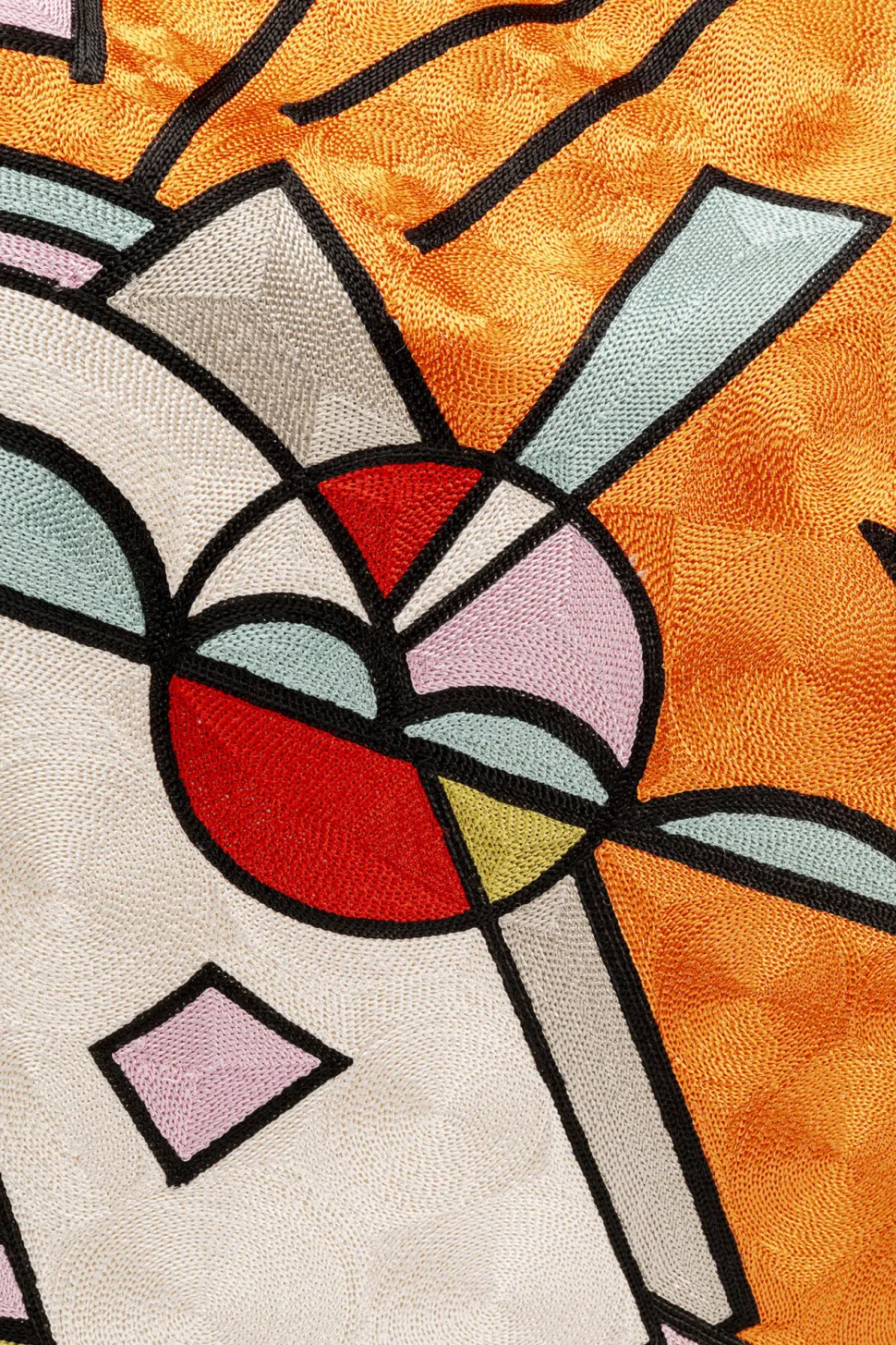 Kissen Art Line Orange 50x50cm