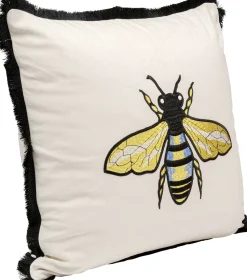 Kissen Bee Weiß 45x45cm