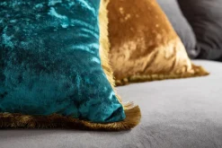 Kissen Cannes Petrol 45x45cm