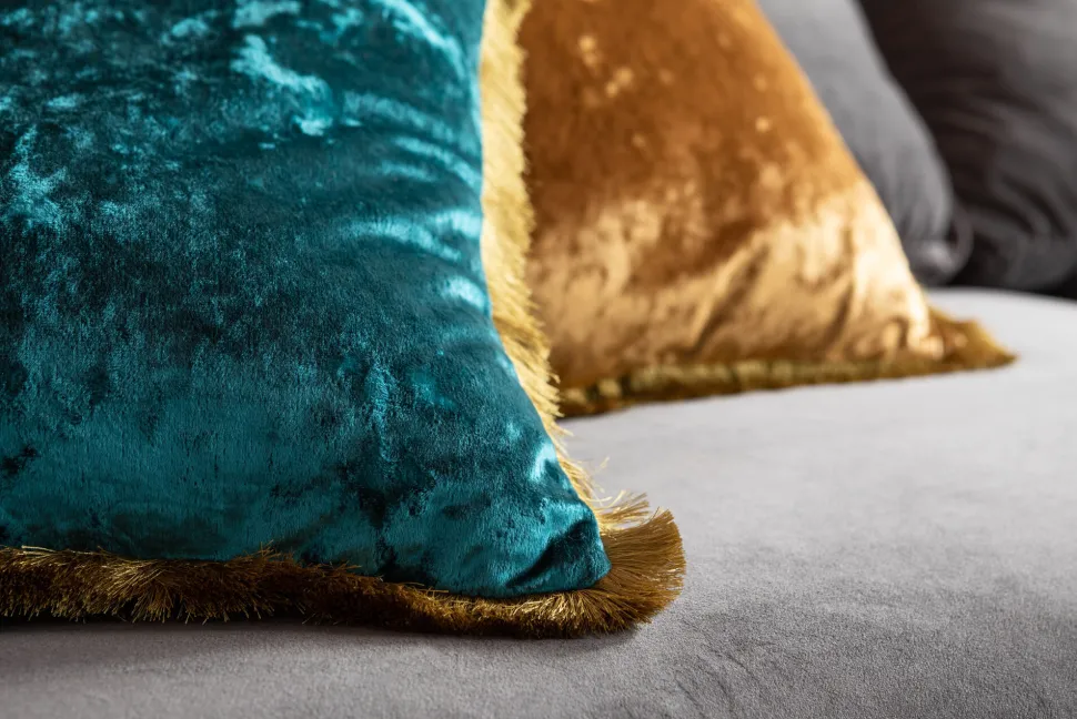 Kissen Cannes Petrol 45x45cm