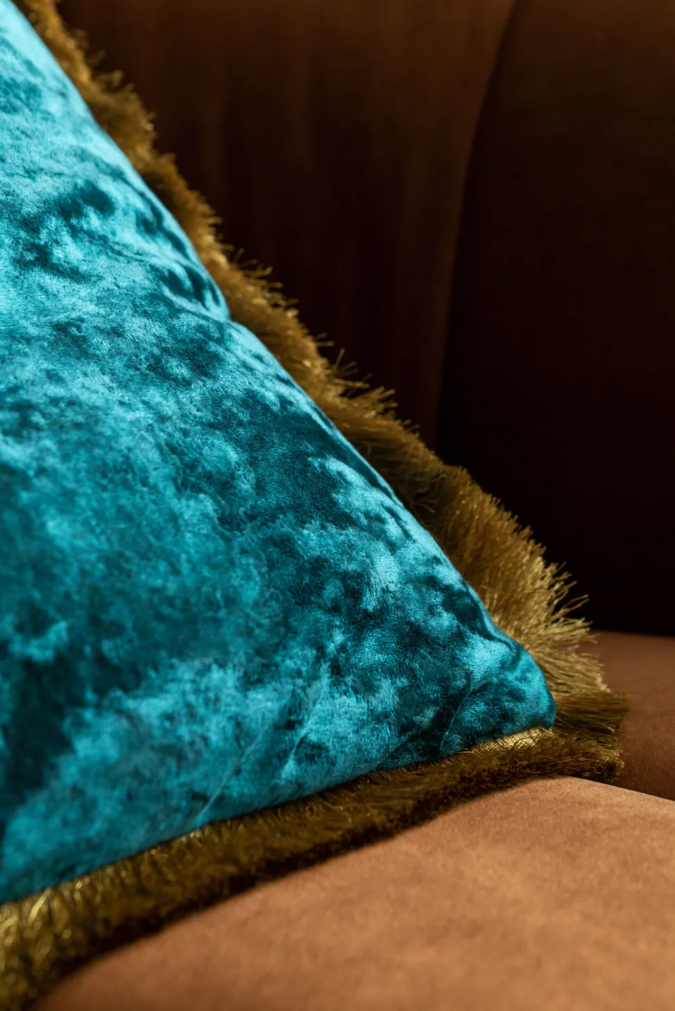 Kissen Cannes Petrol 45x45cm