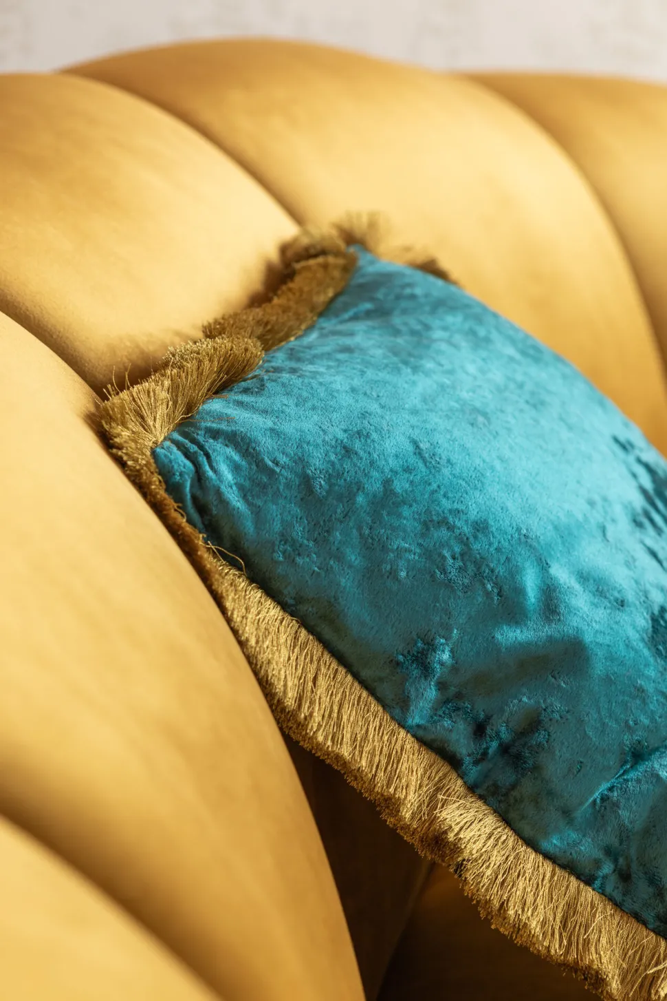 Kissen Cannes Petrol 45x45cm