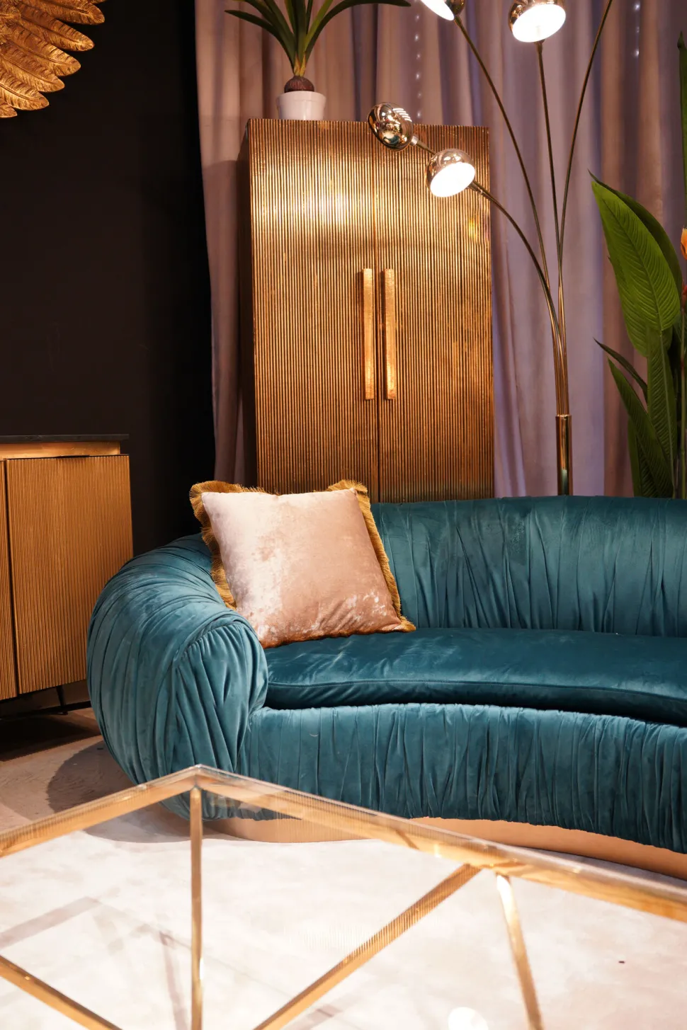 Kissen Cannes Puder 45x45cm