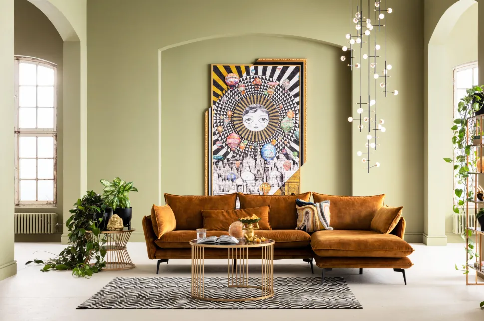 Kissen Lava Braun 45x45cm