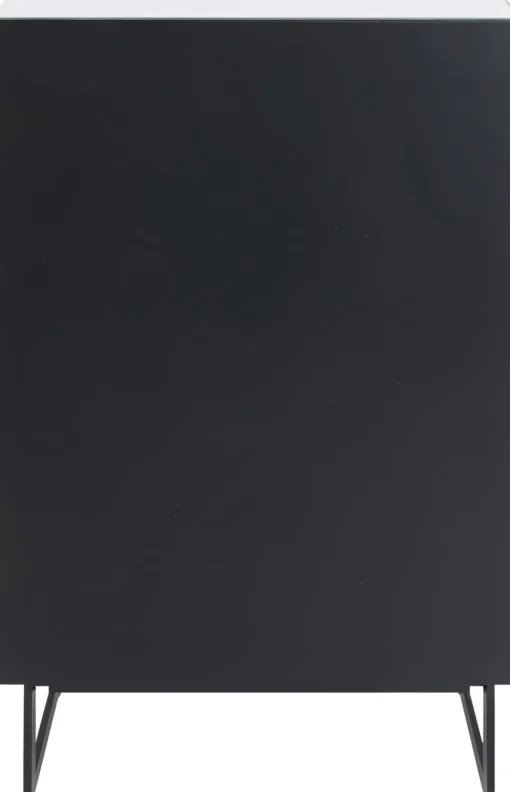 Kommode Soran 5 Schübe Schwarz 65x114cm