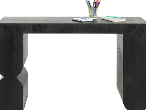 Konsole Curve Schwarz 120x76cm