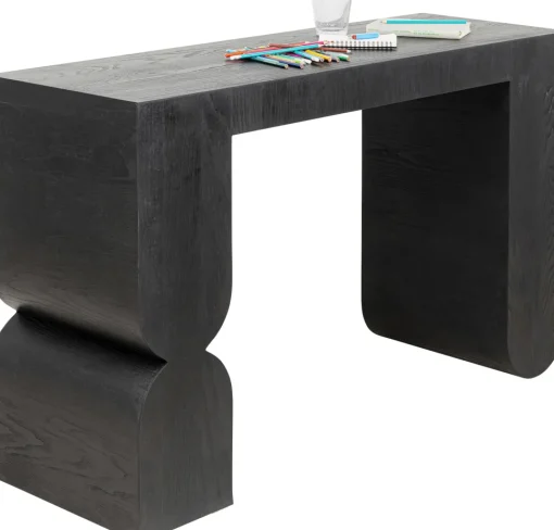 Konsole Curve Schwarz 120x76cm