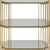 Konsole Wire Brass 81x78cm