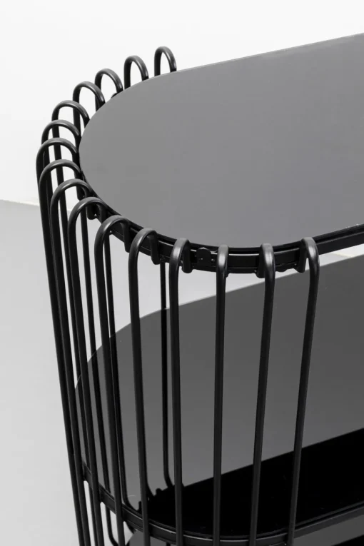 Konsole Wire Schwarz 81x78cm