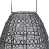 Laterne Hayat Cone Schwarz 37cm